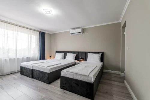 Cameră matrimonială cu aer condiționat - Villa Cristian