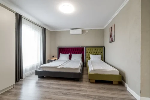 Cameră matrimonială cu aer condiționat - Villa Cristian